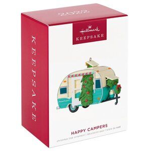 New! Happy Campers Hallmark Keepsake Christmas Ornament 2022 Fifth Wheel RV
